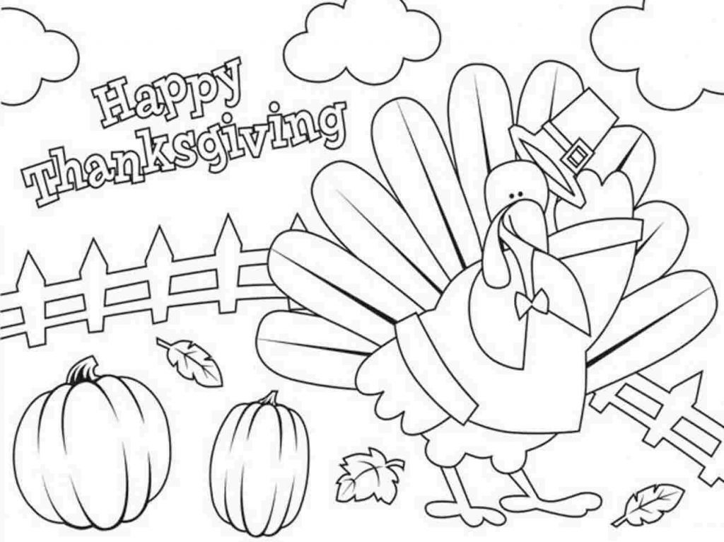 Download Happy Thanksgiving Coloring Pages For Kids & Preschoolers